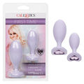 CalExotics First Time Crystal Booty Duo Anal Bead Plugs- Purple - SE-0004-53-2
