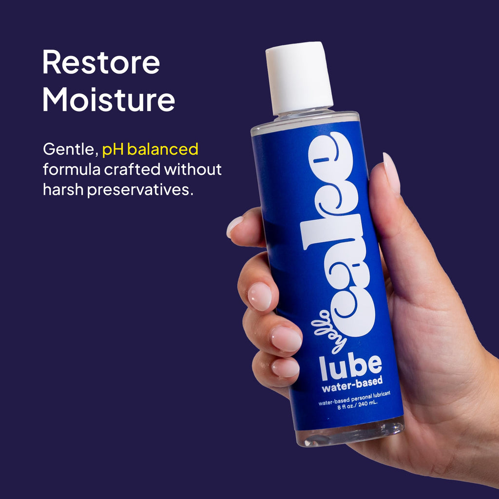 Hello Cake Water-Based Personal Lubricant - pH-Balancing Lube - Non-Sticky, & Long-Lasting Glide for Men, Women, and Couples, 8