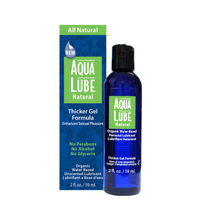 Aqua Lube Personal Lubricant Natural Organic Water Based Sex Lube For Couples Pleasure Enhances Sensation Ph Balanced Glycerin F