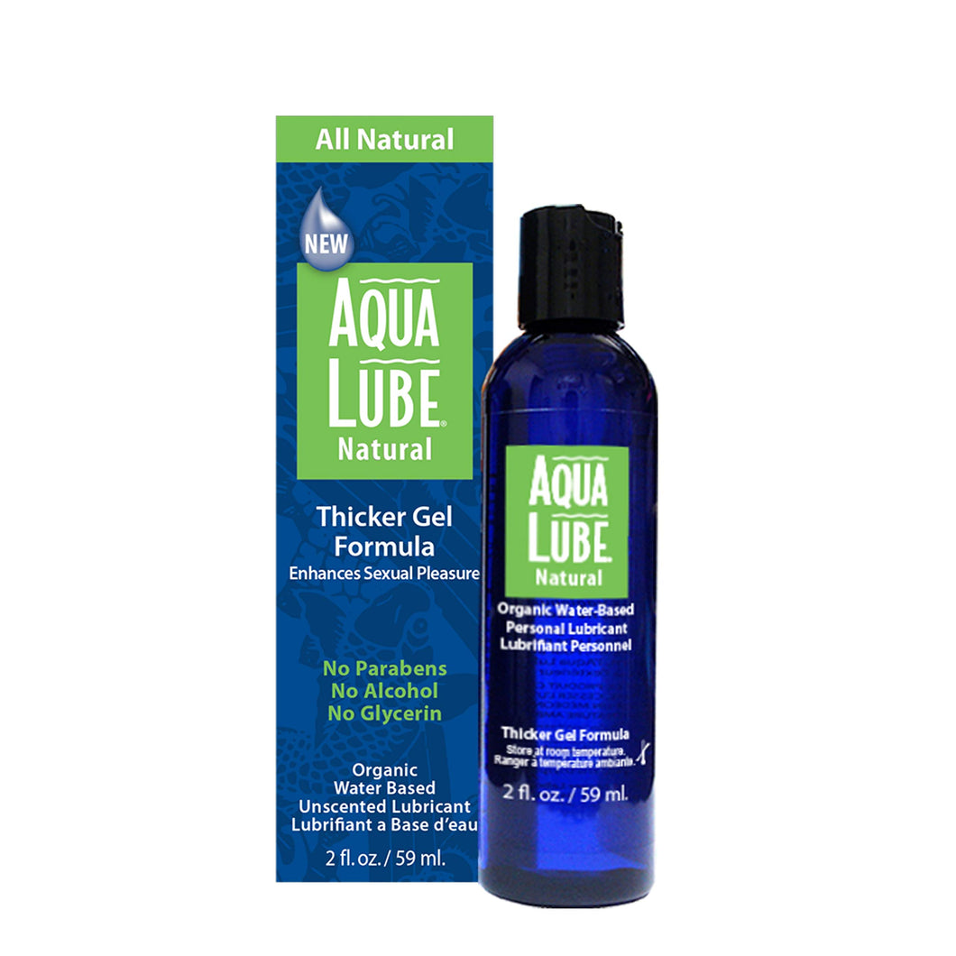 Aqua Lube Personal Lubricant Natural Organic Water Based Sex Lube For Couples Pleasure Enhances Sensation Ph Balanced Glycerin F