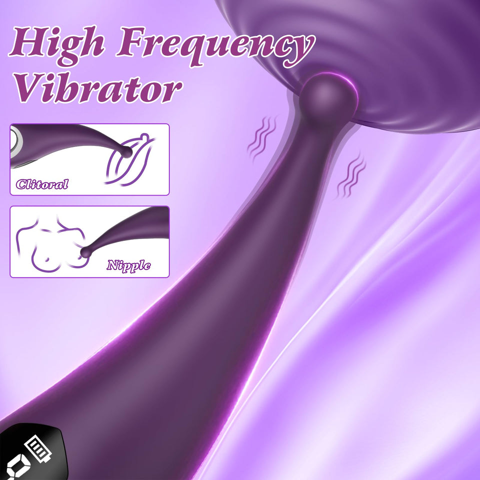 Adult Sex Toys for Women, High Frequency Clitoral G Spot Vibrator with 10 Powerful Vibrating Modes, Precision Targeted Clit Nipp