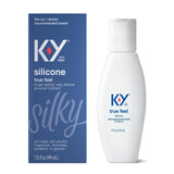 Silicone Lube K-Y True Feel 1.5 Fl Oz, Deluxe Personal Lubricant For Couples, Men, Women, Pleasure Enhancer,? Vaginal Moisturizer, Hormone & Paraben Free, Latex Condom Compatible, Safe For Anal Sex