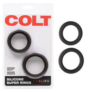 (D) Silicone Super Rings Red