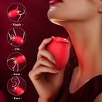 Gasevimo Sex Toys Vibrator Adult Toy - APP Control Rose Sex Toy Adult Toys with 9 Sucking & 9 Vibrating Modes for Women Nipple T