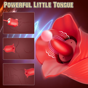 Women Sex Toy Sucking Vibrators - Clitoris Vagina Pussy Pump Tongue Vibrators for Women Quick Sexual Pleasure, 5 & 10 Modes, Fem