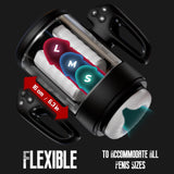 Lumodia Male Masturbator, 3 in 1 Male Sex Toys for Men with 10 Vibrating & 6 Rubbing Patterns, Adult Toys with 2 Heating Levels,