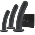 Anal Dildos Anal Plug Training Set,3 Sizes Silicone Butt Plug Anal Trainer Kit with Strong Suction Cup Base Anal Toys Sex Toys f