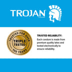 Trojan Enz Lubricated Latex Condoms 0.04 Lb