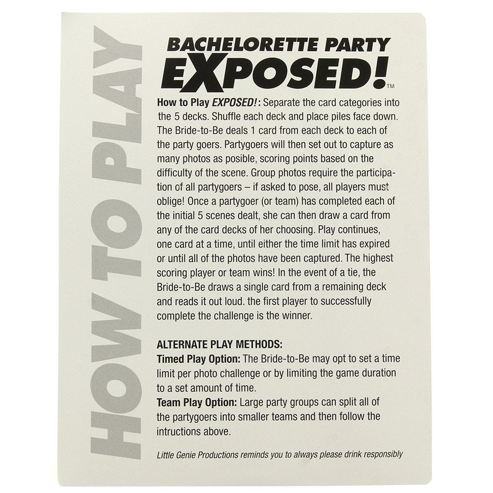 Little Genie Bachelorette Party Exposed Game