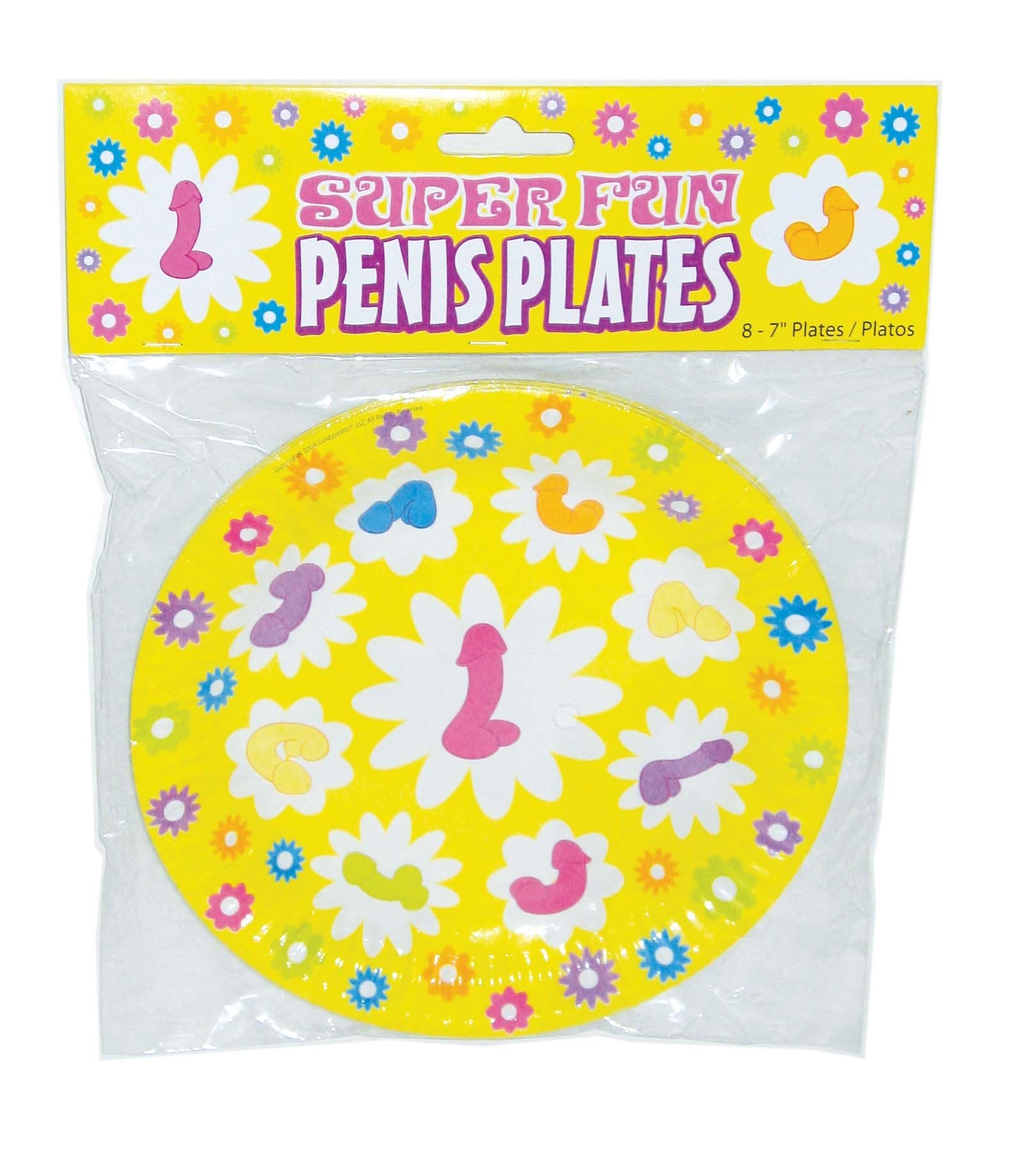 Super Fun Penis Party Plates