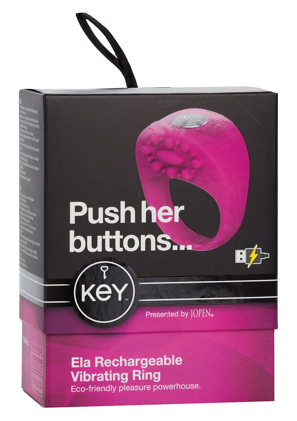 Jopen Ela Couples Ring, Pink