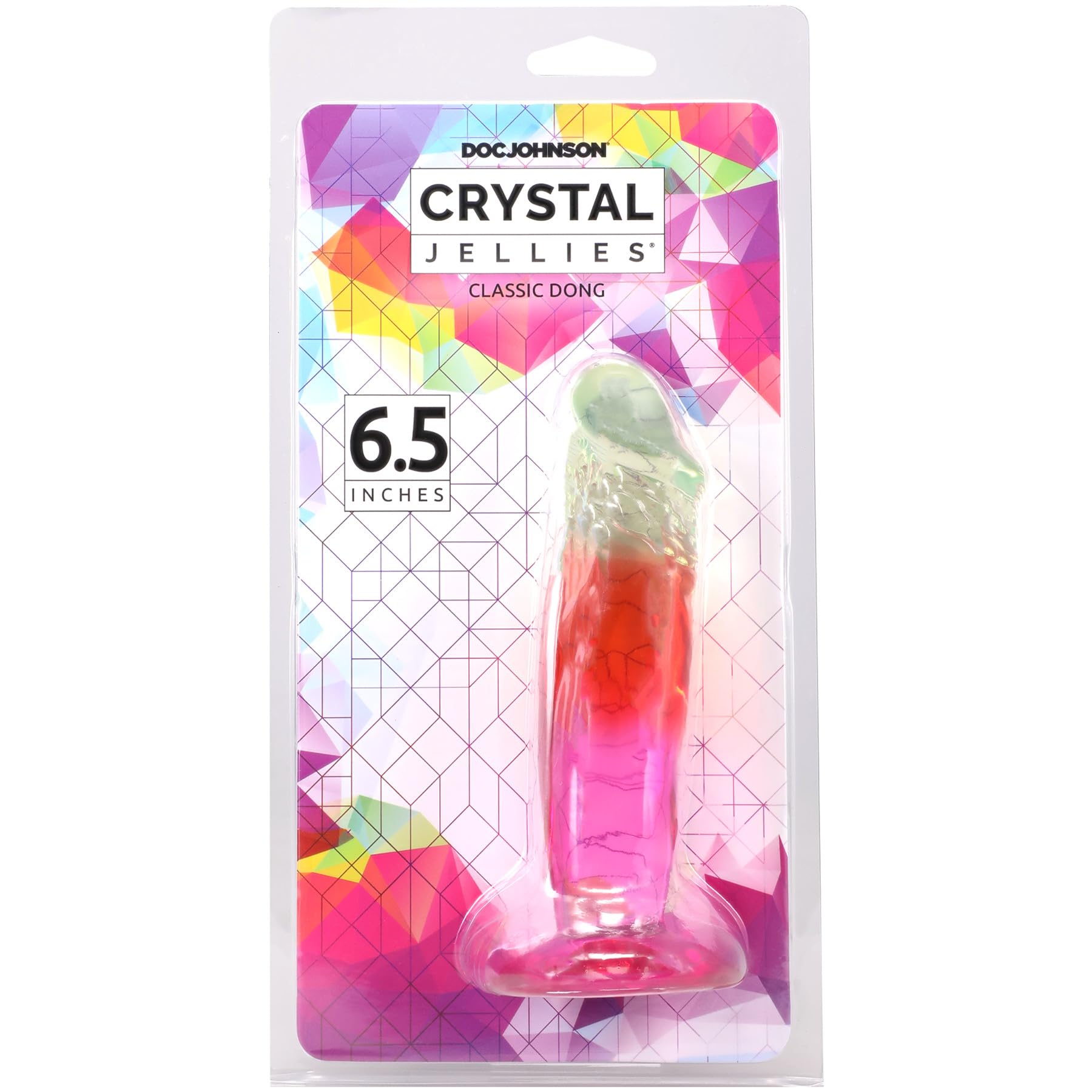 Crystal Jellies 6.5 in. Dong Rainbow