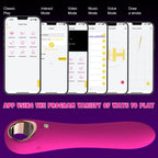 Tuitionua Adult Sex Toys Dildo - APP Control G Spot Dildos Vibrator for Woman, Clitoral Stimulator with 10 Vibration Modes, Adul