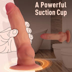 4.7 ' ' to 8.3 ' ' Anal Dildo Vibrator, Inflatable Dildo Realistic Vibrating Dildo with Adjustable Thickness, Anal Toys Anal Sex