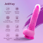 Tracy? Dog Thrusting Dildo Vibrator - 9.25 '' Heating Realistic G-Spot Vibrator for Women Couples, Remote-Controlled Adult Sex T