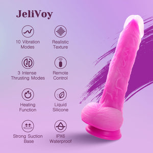 Tracy? Dog Thrusting Dildo Vibrator - 9.25 '' Heating Realistic G-Spot Vibrator for Women Couples, Remote-Controlled Adult Sex T