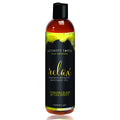 Intimate Earth Relax Aromatherapy Massage Oil Lemongrass & Coconut 3.1-4 Oz.