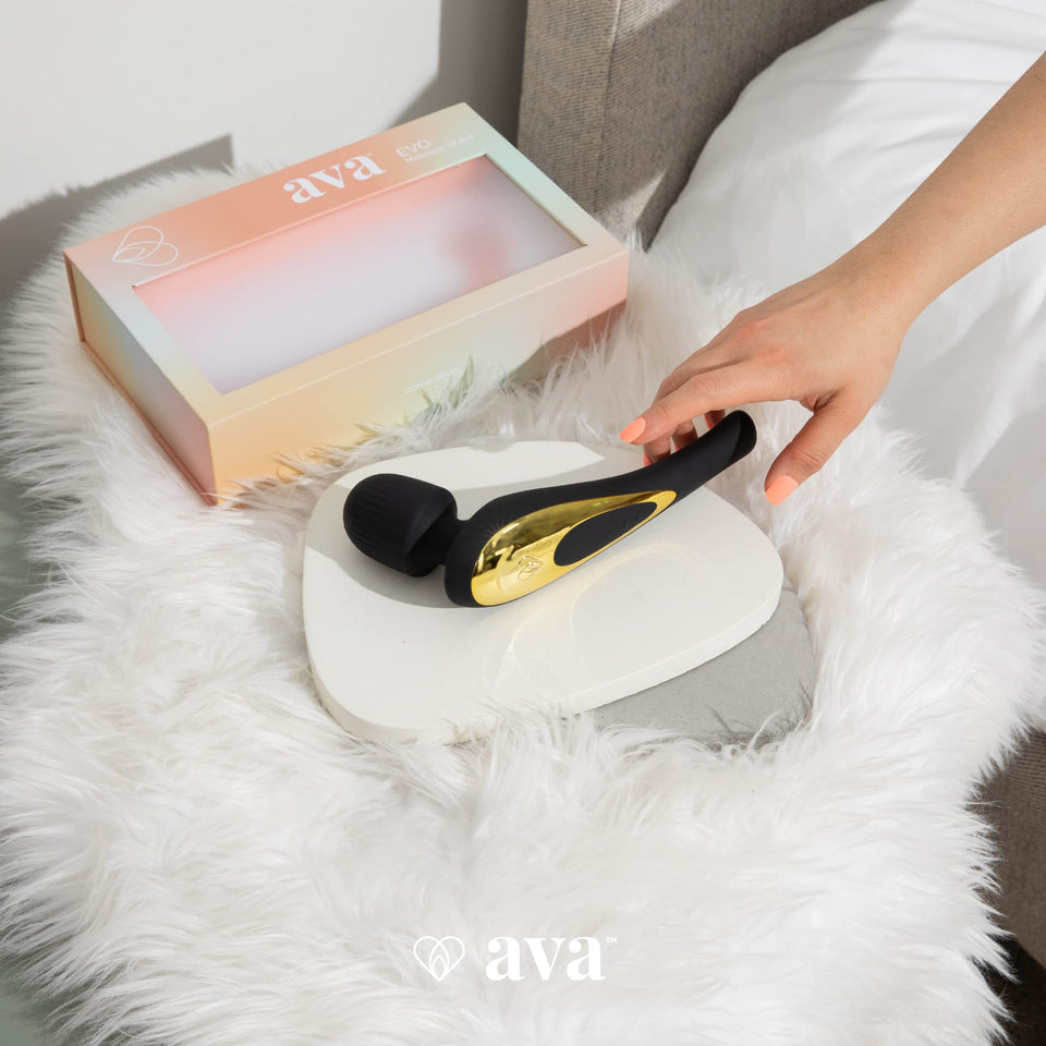 Ava EVO Ergo Vibrator Wand [ Butterfly Sex Toy Vibrator ] Personal Wand Massager | 20 Patterns & 8 Speeds of Pleasure | G Spot V