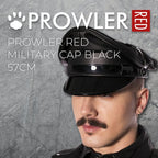 Prowler RED Military Cap Black 57cm M