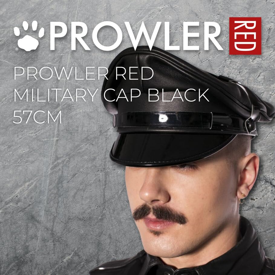 Prowler RED Military Cap Black 57cm M