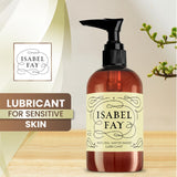 8 Oz, No Parabens No Glycerin, Natural Personal Lubricant For Sensitive Skin, Isabel Fay - Water Based - Best Personal Lube For Women And Men (8 Fl Oz)