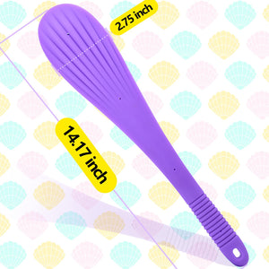 Spanking Paddle for Sex Play Rubber Shell Shaped Slapper Flexible & Firm Flirt Toy for SM Bondage Game Adult Couple for Men Wome