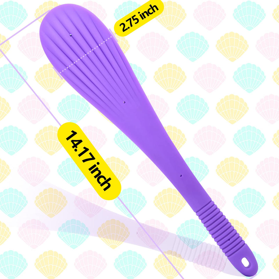 Spanking Paddle for Sex Play Rubber Shell Shaped Slapper Flexible & Firm Flirt Toy for SM Bondage Game Adult Couple for Men Wome