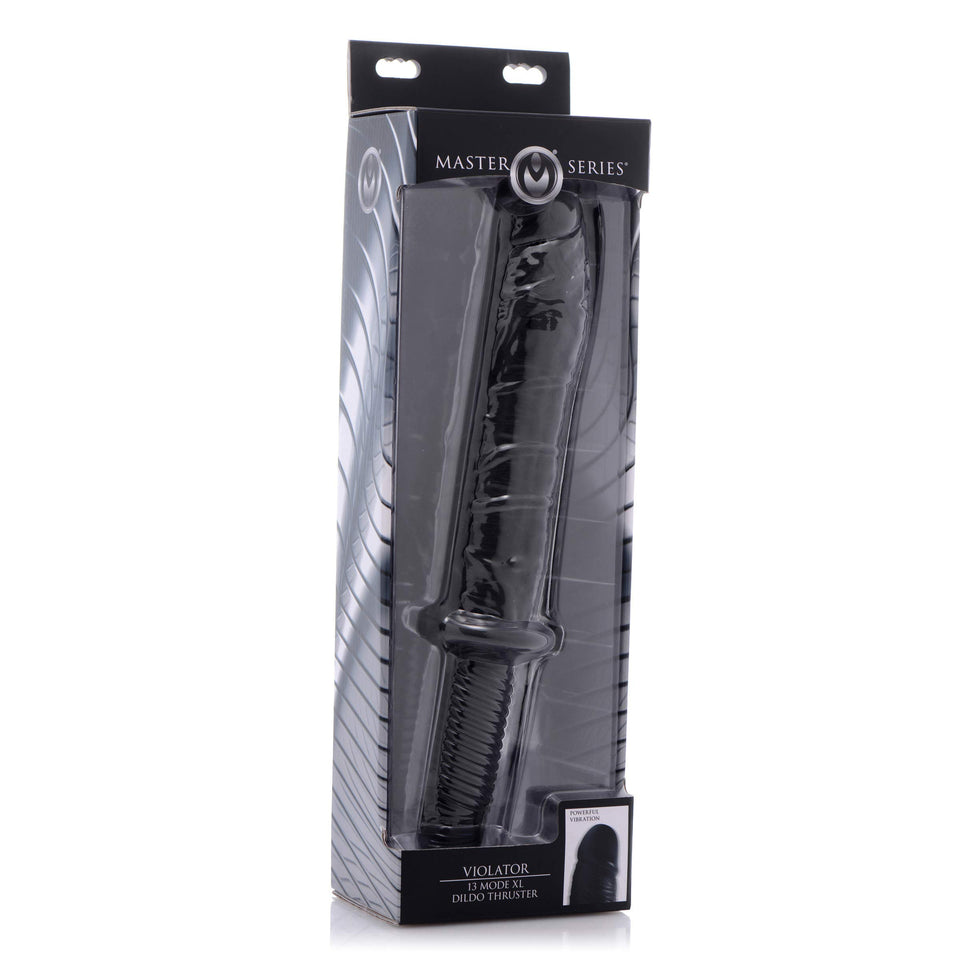 Master Series The Violator 13 Mode Dildo Thruster, X-Large, Black (Ae811)
