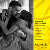Super Slik Personal Lubricant for Fisting and Anal Sex - Thick and Long Lasting Back-Door Gel - Hybrid Silicone and Water Based