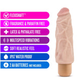 Blush Dr Skin Vibe 9 - Real Feel Realistic 7.5 Inch Long Vibrating Dildo - 2 Inch Extra Thick - Ipx7 Waterproof - Soft Body Safe