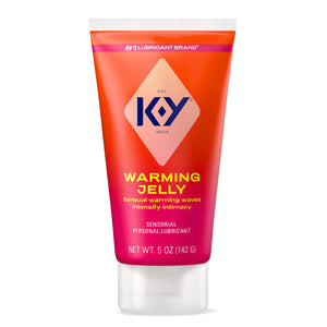 K-Y Warming Jelly Lube, Sensorial Personal Lubricant, Glycol Based Formula, Safe To Use With Latex Condoms, For Men, Women And Couples, 5 Fl Oz (Pack Of 1)