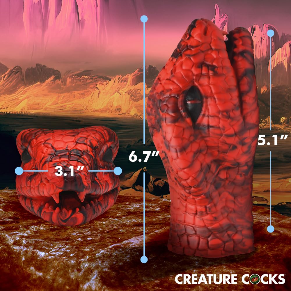 Creature Cocks Serpentinestroker Sil Red