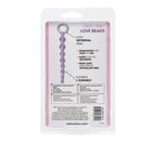 Calexotics First Time Love Beads, Butt Plug With Retrieval Ring And Graduated Anal Beads - Purple Se-0004-32-2