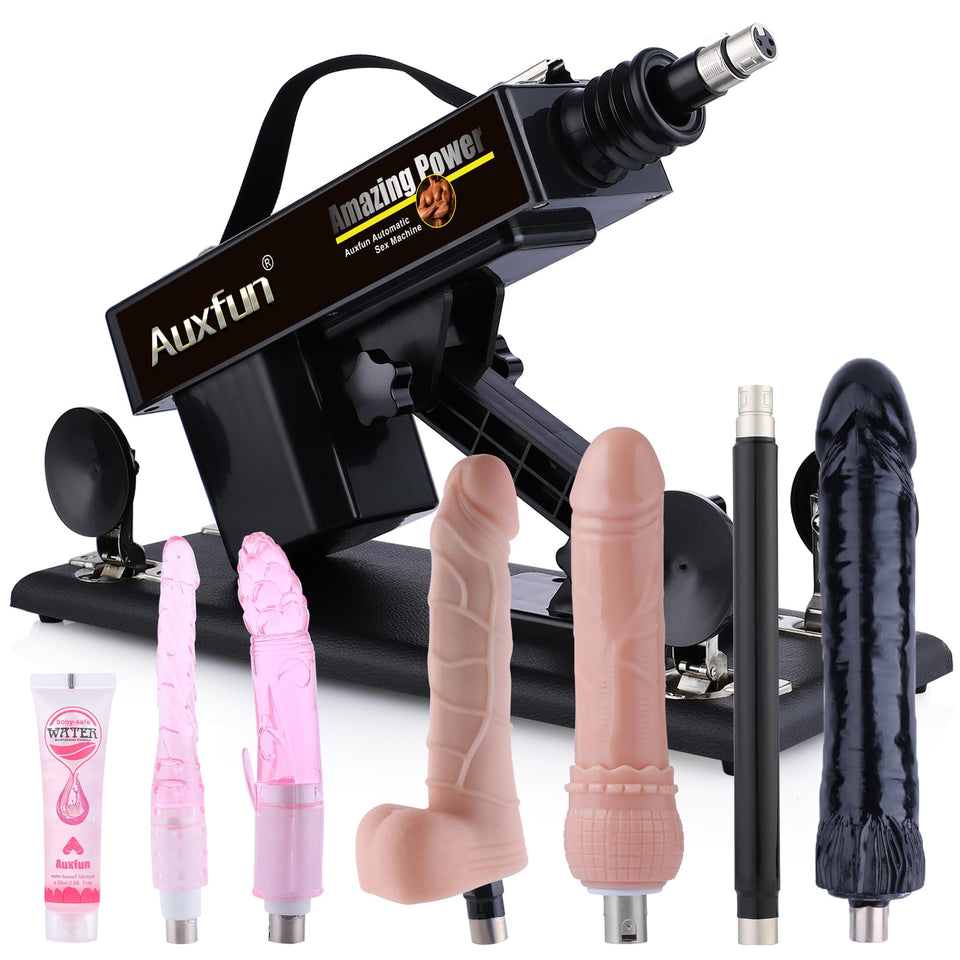 AUXFUN Sex Machine Automatic Love Machine,Thrusting Fuck Machine with 3XLR Connector Juguetes Sexuales Hands Free,Sex Toys Coupl
