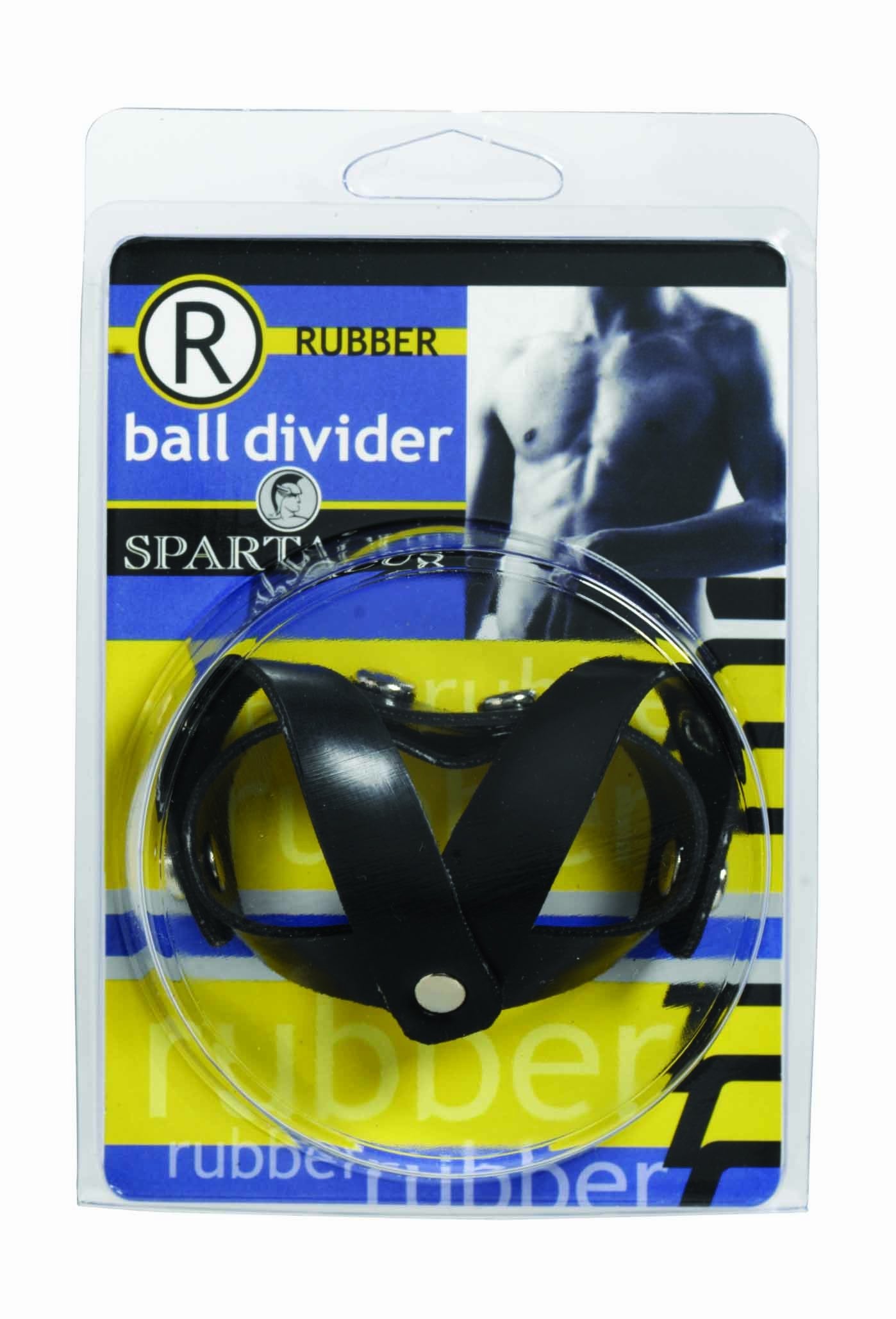 Spartacus Rubberline V Style Ball Divider, Black