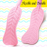 Spanking Paddle for Sex Play Textured Rubber Palm-Leaf Fan Shaped Slapper with Bumps Flexible Flirt Toy for SM Bondage Game Adul