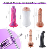 Hismith 100W Premium Sex Machine, APP Controlled Sex Machine with KlicLok System, Love Machine Gift Packaging for Couple ,,,1 Co