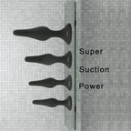 Hisionlee Sex Toys 4Pcs Butt Anal Plug Set Silicone Anal Butt Plug Adult Sexy Toys For Women,Men And Beginners (Black)