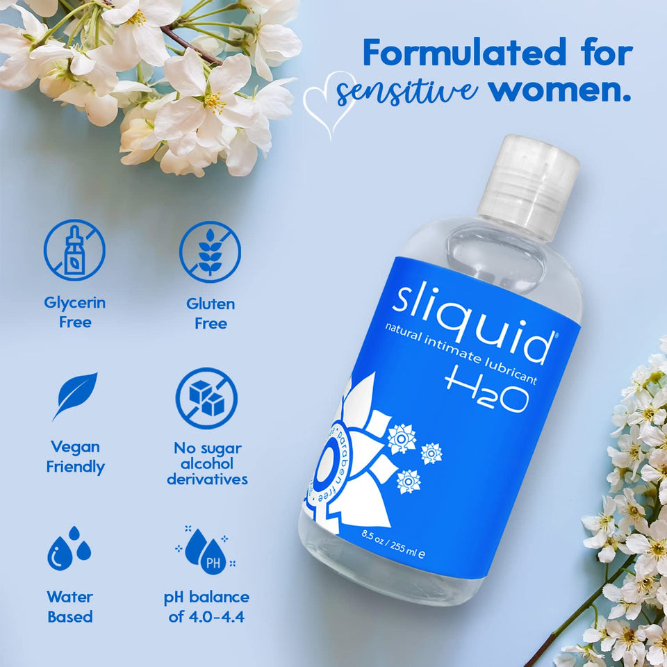 Sliquid H2O Original Water Based Lubricant  85 Ounce