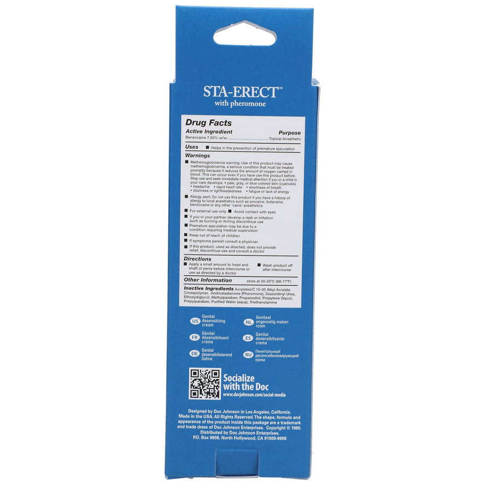 Sta-Erect Creme 2Oz. Tube