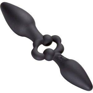 (D) Pro Sensual Oversized Doub Dare Dual Anal Plug Black