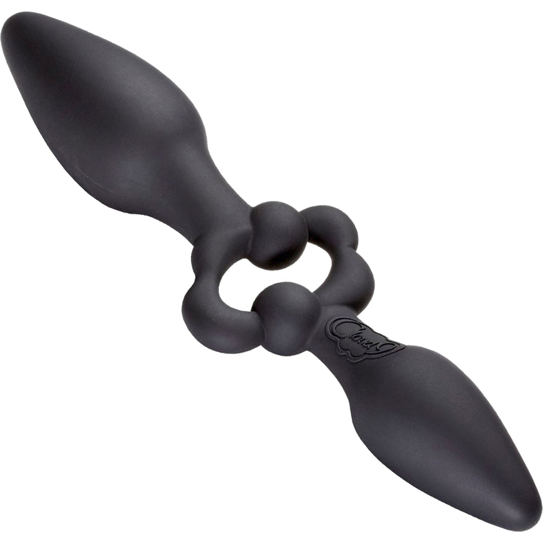 (D) Pro Sensual Oversized Doub Dare Dual Anal Plug Black