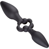 (D) Pro Sensual Oversized Doub Dare Dual Anal Plug Black