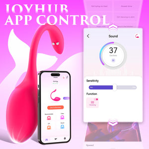 ECRVOM Sex Toys Vibrator for Women Men - Wearable Panty Dildo Vibrators with 9 Vibrations, G spot Clitoral Anal Vibrators, Rose