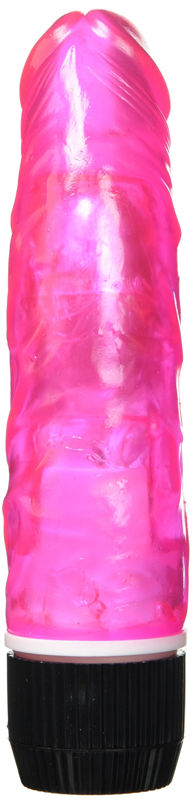 Nasswalk Timeless Classic Water Whopper Jelly Vibe, 7 Inch, Waterproof, Pink