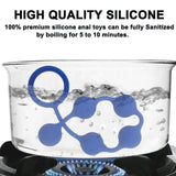 Anal Beads Anal Toys 5 Balls Sex Toy Anal Butt Plug Prostate Massage Stimulator Anal Trainer Flexible Anal Chain Toys for Men Wo
