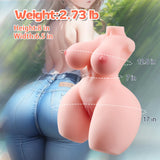 2.7lbs Sex Doll Small Male Masturbator Male Stroker, Ass Toy Mini Pocket Pussy Small Sex Doll Torso with 2 Holes Sex Toys for Me