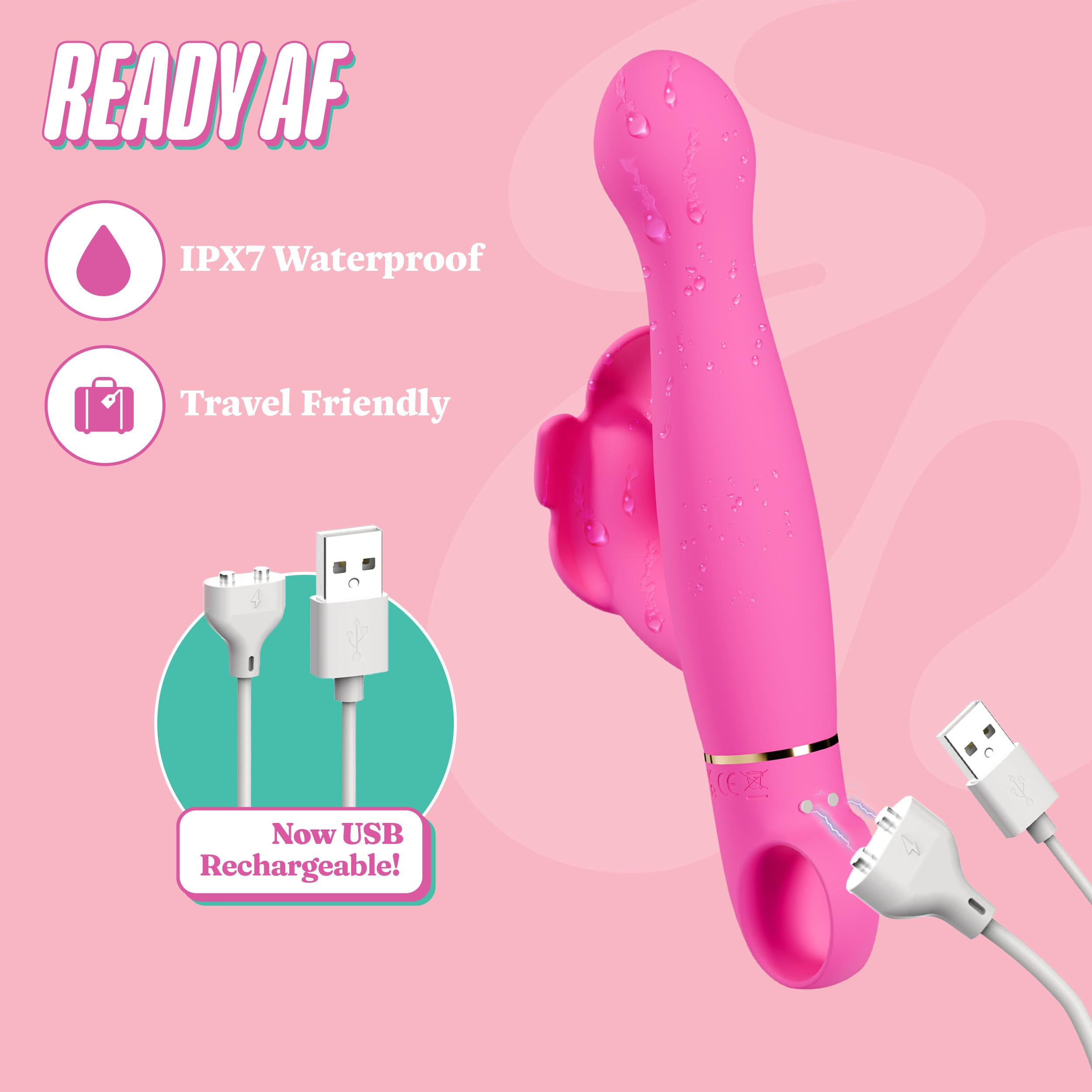 Aria Naughty AF 2.0 Recharge Vibe Plum