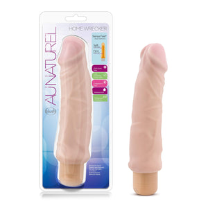 Blush - 9 Inch Long 1.8'' Thick Ultra Soft Sensa Feel Dual Density Vibrating Dildo - Ipx7 Waterproof - Multi Speed Realistic Vib