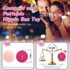 lvhua Nipple Toys Nipple Vibrator, Nipple Clamps Sex Pleasure Women with 10 Vibration Modes, Silicone Lightweight Invisible Nipp
